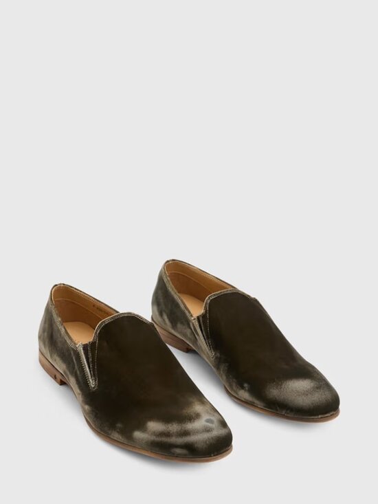 NEW John Varvatos Venice Distressed Velvet Loafers 9 main image 6